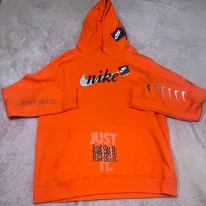 Orange Nike Hoodie XL youth